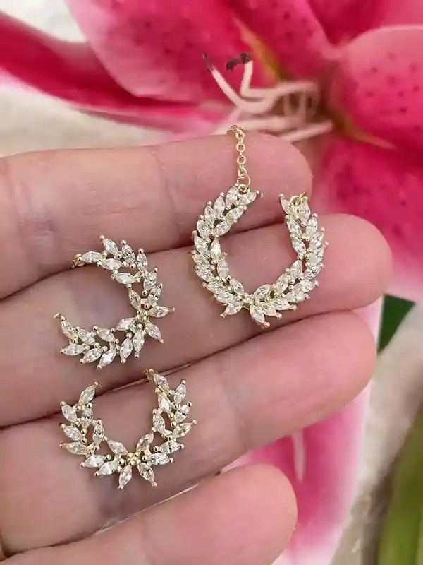 Faberge Christmas New Years Wreath Jewelry + Faberge style egg Handmade Pure GOLD decor Swarovski Faberge Set LUCK Joy LOVE Happiness gift 