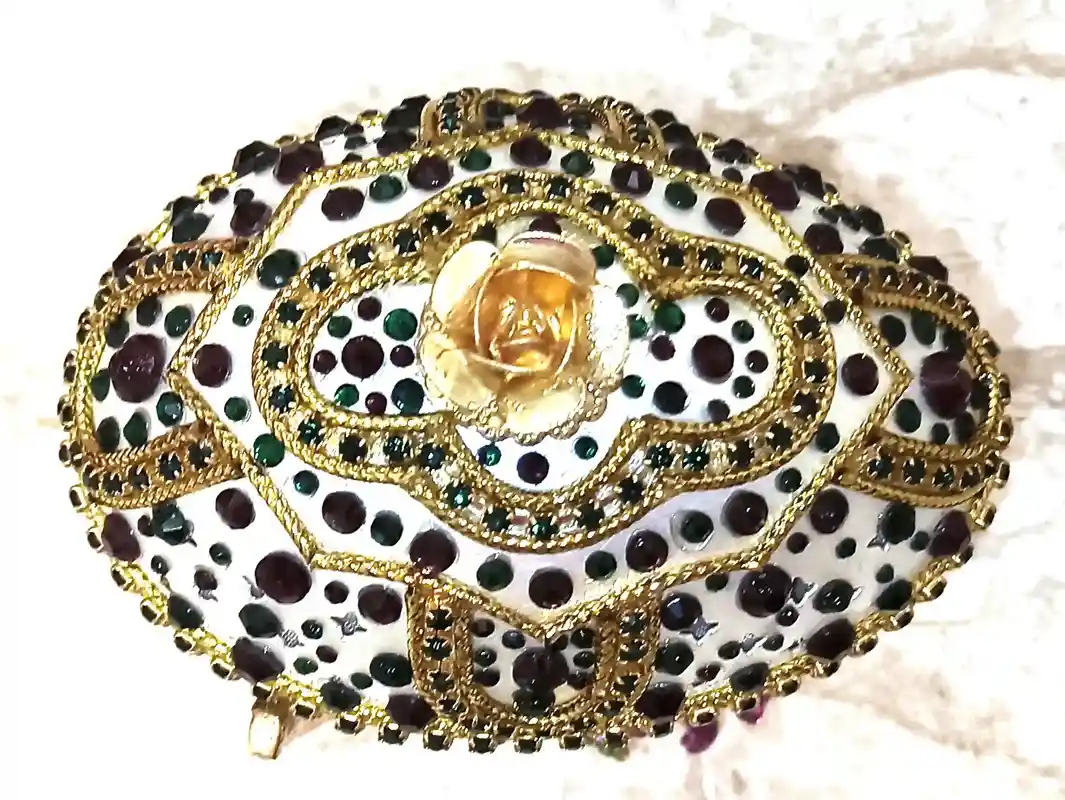 One Of a Kind, Faberge Egg style Jewelry Box SET, Amethyst, Fabrege Egg, Musical, Faberge Egg Box & Handmade Bracelet ,24k GOLD, HANDCARVED 