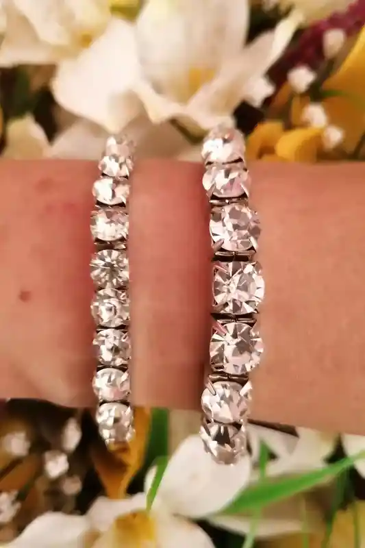 18k White Gold Plated Diamond 79.2ct Tennis Bracelet/Diamond Tennis bracelet for women/Bridal Bracelet Gift/Bridesmaid Bracelet Gift for Her 