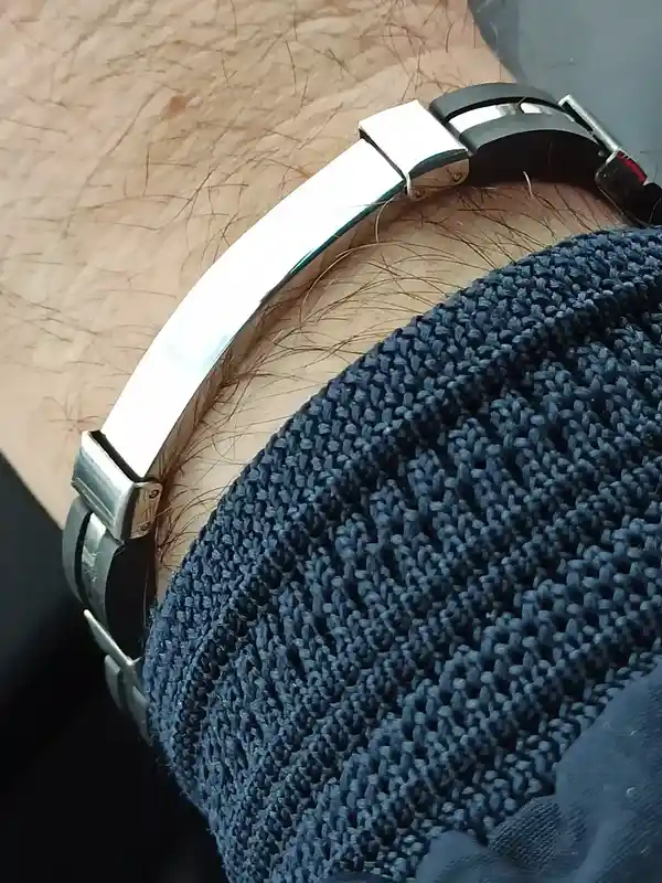 Mens Id bracelet 316L SURGICAL STAINLESS Steel/Gift for Him/Mens Bracelet Jewelry/Anniversary Gift for Men/Birthday Gift for Brother HANDMDE 