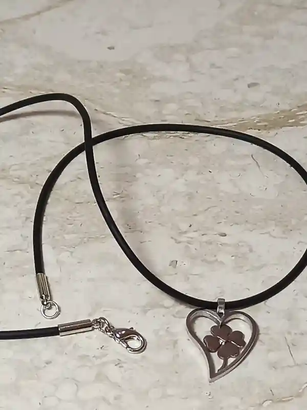 Silver Heart Forget me not Necklace Gift for women/Flower Heart Pendant/Romantic Gifts for Her/Romantic necklace gifts forgetmenot necklace 