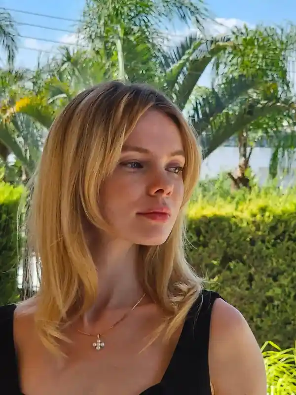 18k Solid Gold Cross Necklace Christian Jewelry women's fine cross Christian Yellow Gold Religious gift Confirmation Cross Holy Communion 