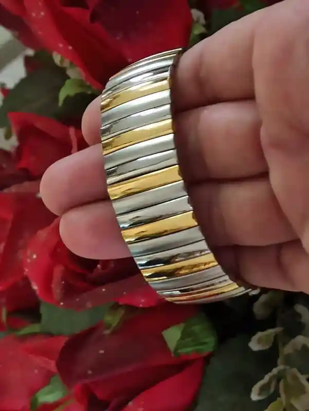 Ancient Vintage 3 Tone Elizabeth Taylor Cleopatra Bracelet /Goddess Jewelry Bracelet/Antique Jewelry/Greek Bracelet/Vintage Egyptian Jewelry 